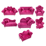 Maxbell Sofa Shaped Jewelry Box Dresser Jewelry Organizer for Pendant Rings Brooches Style A