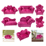 Maxbell Sofa Shaped Jewelry Box Dresser Jewelry Organizer for Pendant Rings Brooches Style A