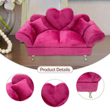 Maxbell Sofa Shaped Jewelry Box Dresser Jewelry Organizer for Pendant Rings Brooches Style A