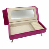 Maxbell Sofa Shaped Jewelry Box Dresser Jewelry Organizer for Pendant Rings Brooches Style A