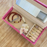 Maxbell Sofa Shaped Jewelry Box Dresser Jewelry Organizer for Pendant Rings Brooches Style B