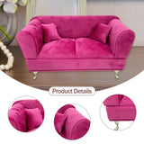 Maxbell Sofa Shaped Jewelry Box Dresser Jewelry Organizer for Pendant Rings Brooches Style B