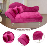 Maxbell Sofa Shaped Jewelry Box Dresser Jewelry Organizer for Pendant Rings Brooches Style C