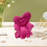 Maxbell Sofa Shaped Jewelry Box Dresser Jewelry Organizer for Pendant Rings Brooches Style E