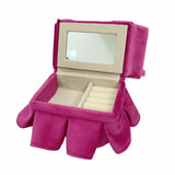 Maxbell Sofa Shaped Jewelry Box Dresser Jewelry Organizer for Pendant Rings Brooches Style E