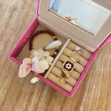 Maxbell Sofa Shaped Jewelry Box Dresser Jewelry Organizer for Pendant Rings Brooches Style F