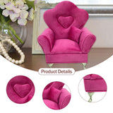 Maxbell Sofa Shaped Jewelry Box Dresser Jewelry Organizer for Pendant Rings Brooches Style F