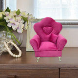 Maxbell Sofa Shaped Jewelry Box Dresser Jewelry Organizer for Pendant Rings Brooches Style F