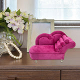 Maxbell Sofa Shaped Jewelry Box Dresser Jewelry Organizer for Pendant Rings Brooches Style G