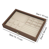 Maxbell Jewelry Box Gifts with Dividers Portable Spacious Display for Rings Daughter Beige White Liner