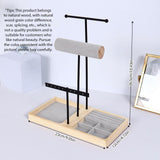 Maxbell Jewelry Stand Organizer Sturdy Gift Storage Tower for Bracelet Earring Women Black