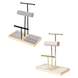 Maxbell Jewelry Stand Organizer Sturdy Gift Storage Tower for Bracelet Earring Women Black