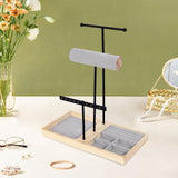 Maxbell Jewelry Stand Organizer Sturdy Gift Storage Tower for Bracelet Earring Women Black