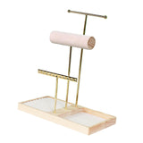 Maxbell Jewelry Stand Organizer Sturdy Gift Storage Tower for Bracelet Earring Women Gold