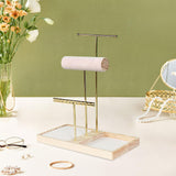 Maxbell Jewelry Stand Organizer Sturdy Gift Storage Tower for Bracelet Earring Women Gold