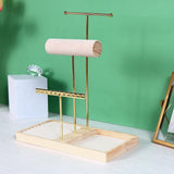 Maxbell Jewelry Stand Organizer Sturdy Gift Storage Tower for Bracelet Earring Women Gold