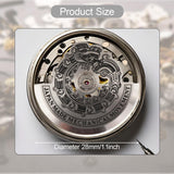 Maxbell Automatic Mechanical Watch Movement Hammer Rotor Oscillating Weight for 6R36 Silver