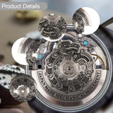 Maxbell Automatic Mechanical Watch Movement Hammer Rotor Oscillating Weight for 6R36 Silver