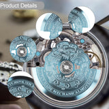 Maxbell Automatic Mechanical Watch Movement Hammer Rotor Oscillating Weight for 6R36 Blue