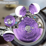 Maxbell Automatic Mechanical Watch Movement Hammer Rotor Oscillating Weight for 6R36 Violet