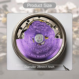 Maxbell Automatic Mechanical Watch Movement Hammer Rotor Oscillating Weight for 6R36 Violet