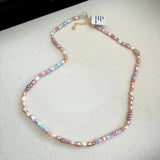 Maxbell Beads Necklace Beach Necklace Colorful Jewelry Gift for Women Girls Vacation