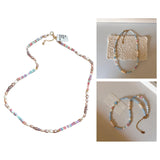 Maxbell Beads Necklace Beach Necklace Colorful Jewelry Gift for Women Girls Vacation