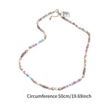 Maxbell Beads Necklace Beach Necklace Colorful Jewelry Gift for Women Girls Vacation
