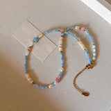 Maxbell Beads Necklace Beach Necklace Colorful Jewelry Gift for Women Girls Vacation