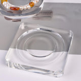 Maxbell Bracelet Beading Board Acrylic Display Tray for DIY Design Bracelet Pendants Square Plate