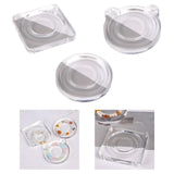 Maxbell Bracelet Beading Board Acrylic Display Tray for DIY Design Bracelet Pendants Square Plate