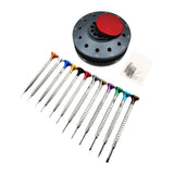 Watch Screwdrivers Set Metal Watch Repair Tool for Jewelry Jewelers Eyeglass Gray Base