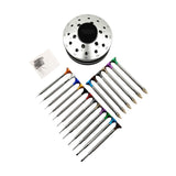 Watch Repair Kit Tools Eyeglass Replace Bit Heads Watchmaker Screwdriver Set Gray
