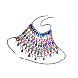 Maxbell Rhinestones Bra Chain Elegant Gift Chest Jewelry for Holidays Concerts Party