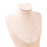 Maxbell Necklace Display Stand Jewelry Bust Holder Organizer for Bathroom Shelf Dorm Beige M