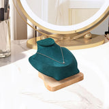Maxbell Jewelry Display Stand Ornament Storage Display for Living Room Home Bathroom Green S