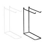 Maxbell Jewelry Display Stand Modern Iron Storage Holder for Watches Bangle Hairband White