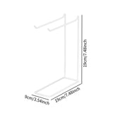 Maxbell Jewelry Display Stand Modern Iron Storage Holder for Watches Bangle Hairband White