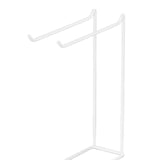 Maxbell Jewelry Display Stand Modern Iron Storage Holder for Watches Bangle Hairband White