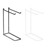 Maxbell Jewelry Display Stand Modern Iron Storage Holder for Watches Bangle Hairband White