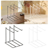 Maxbell Jewelry Organizer Multipurpose Iron Jewelry Display Stand for Trinkets Rings Black