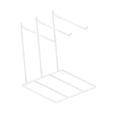 Maxbell Jewelry Organizer Multipurpose Iron Jewelry Display Stand for Trinkets Rings White