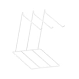 Maxbell Jewelry Organizer Multipurpose Iron Jewelry Display Stand for Trinkets Rings White