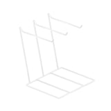 Maxbell Jewelry Organizer Multipurpose Iron Jewelry Display Stand for Trinkets Rings White