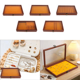 Maxbell Jewelry Box Dustproof Versatile Large Capacity Gifts with Lock Container Mom Style A