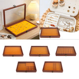 Maxbell Jewelry Box Dustproof Versatile Large Capacity Gifts with Lock Container Mom Style A