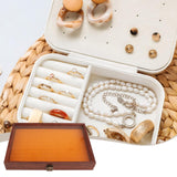 Maxbell Jewelry Box Dustproof Versatile Large Capacity Gifts with Lock Container Mom Style A