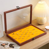 Maxbell Jewelry Box Dustproof Versatile Large Capacity Gifts with Lock Container Mom Style A