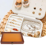 Maxbell Jewelry Box Dustproof Versatile Large Capacity Gifts with Lock Container Mom Style B