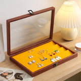 Maxbell Jewelry Box Dustproof Versatile Large Capacity Gifts with Lock Container Mom Style B